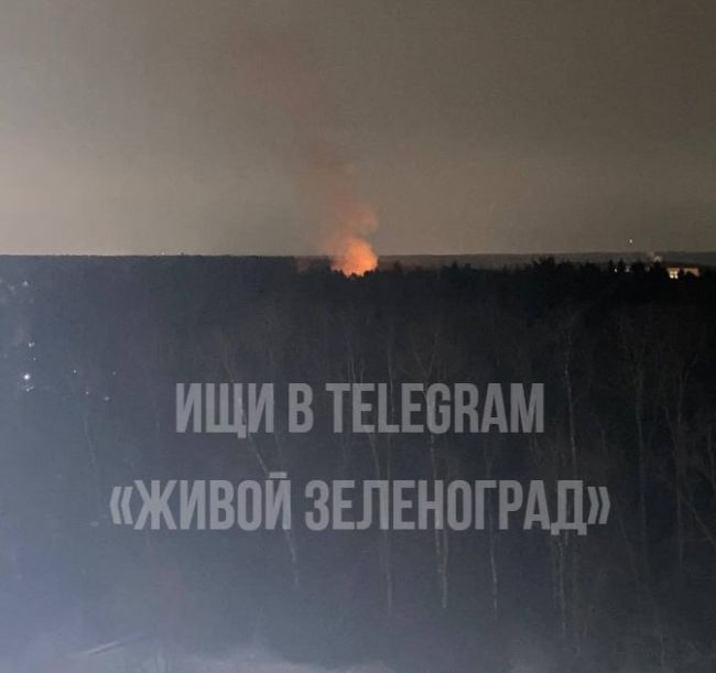😱В районе между Андреевкой и посёлком Голубое вчера вечером произошёл пожар в..