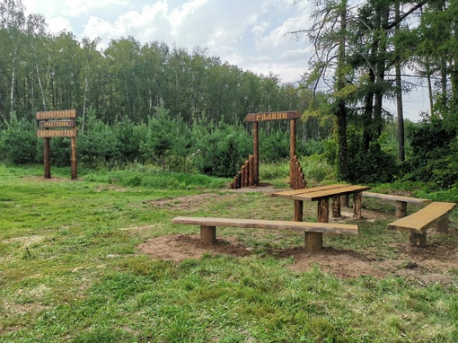 🌳🌳 Лесничие благоустроили родник около деревни Молитвино  Живописная поляна около святого источника в..