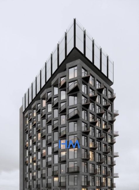 🏢 Жилой дом с зубцами-эркерами появится в Крылатском районе 
Здание делится на 3 уровня – стилобат, башню и..