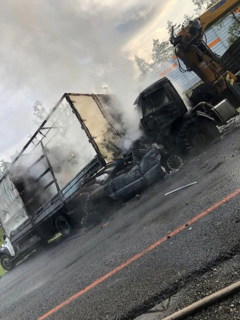 Человек погиб в огненном ДТП в Пушкинском округе  Страшное огненное ДТП произошло вчера в Городском округе..