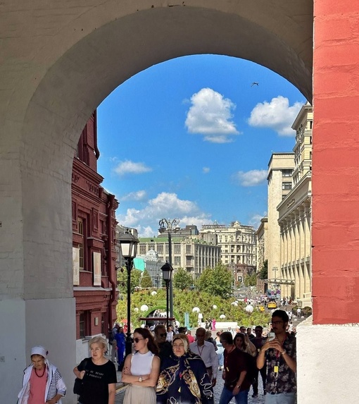 Зелень на Манежной площади  Фото..