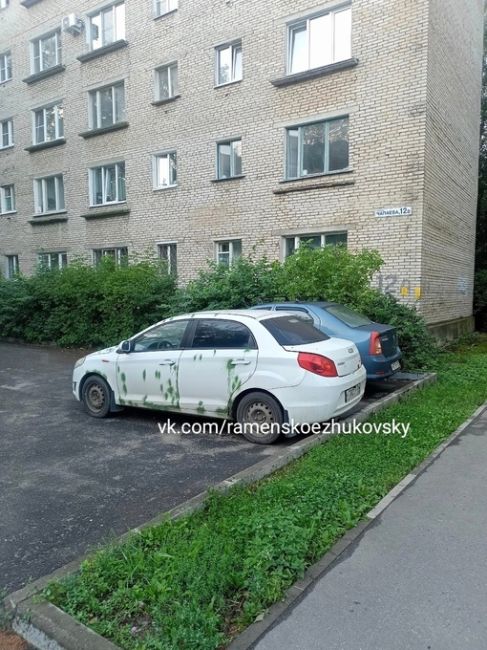 Сгнивший белый китаец Chery, стоящий у д.12 А по ул .Чапаева как бы намекает, что жизнь бывает не только в чёрную и..