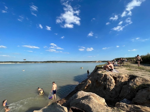 «Есинские мальдивы» сегодня 🌴  А где купаетесь..