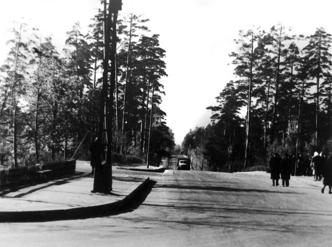 Остановка у стадиона "Зоркий", 1963..