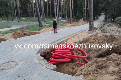 #Жуковский парк активно преображается ⛏
Будет красота глаз радовать...