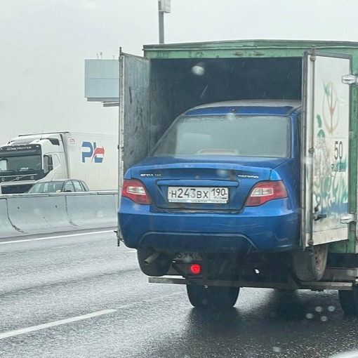 🚘На дорогах Москвы заметили..