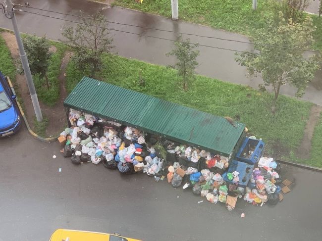 Свалки не вывезенного мусора по всему Красногорску растут. С каждым годом качество работы Рузского..
