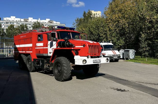 В Мытищах прошла тренировка по эвакуации в случае пожара  Сотрудники Мытищинского пожарно-спасательного..