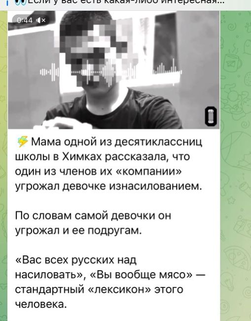 Подростки-мигранты, нападавшие на русских детей в Подмосковных Химках, задержаны. Возбуждено уголовное..