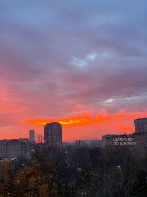 Шикарный рассвет сегодня..