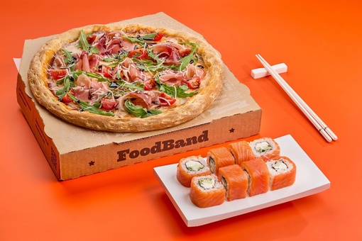 🍕4 сочные пиццы всего за 990 ₽🔥  Проведи выходные вместе с FoodBand и побалуй близких и себя😋🍕  Заказывай по..