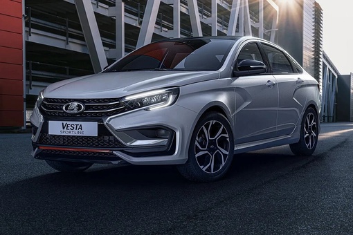 Стартовали  продажи Lada Vesta Sportline, цена — 2 175 900₽  Машина получила аэродинамический обвес, новые диски,..