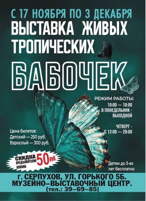 🤩Розыгрыш 40 билетов
на выставку "Тайна лесов ", СЕРПУХОВ встречай👋
С 17 ноября по 3 декабря (включительно)
..