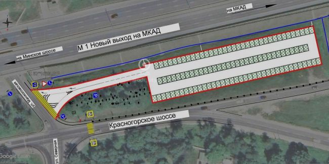 Не доезжая до Лазутинской трассы открылась новая парковка 👍  Заезд на территорию, рассчитанную чуть более..