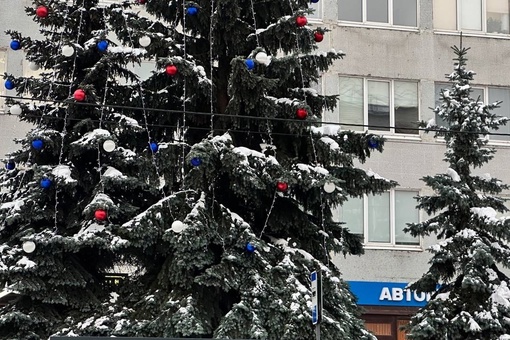 Новогоднее настроение на улице Ленина..