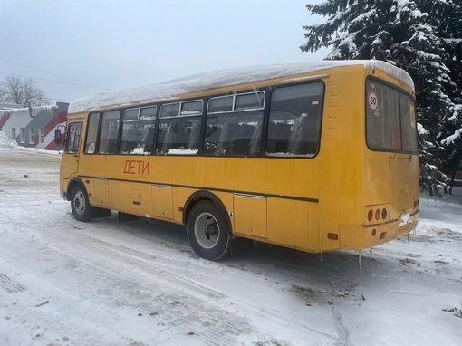 Школа №4 в Торгашино в Сергиево-Посадском округе получила новый автобус. Он будет привозить на занятия и..