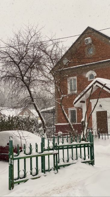 Снежная сказка в старом городе..