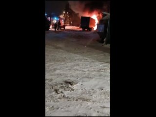 Горела фура в пос..