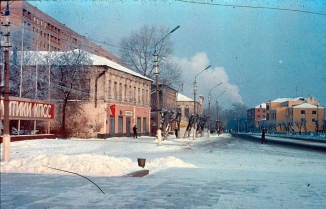 Зима прошлого 🎞  1986 год. Орехово-Зуево, ул...