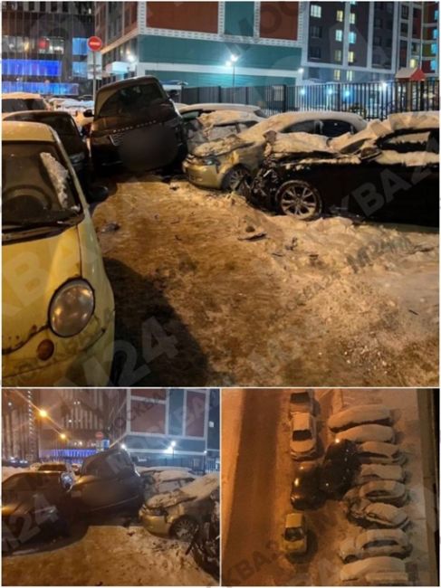 Мастер парковки был замечен в Южном Бутово.  Он решил не запариваться и просто поставить свою машину вторым..