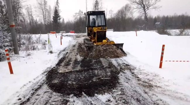 Во Фряново подготовили подъезд к главной новогодней ёлки страны🎄  Дорожники подготовили подъездную дорогу..