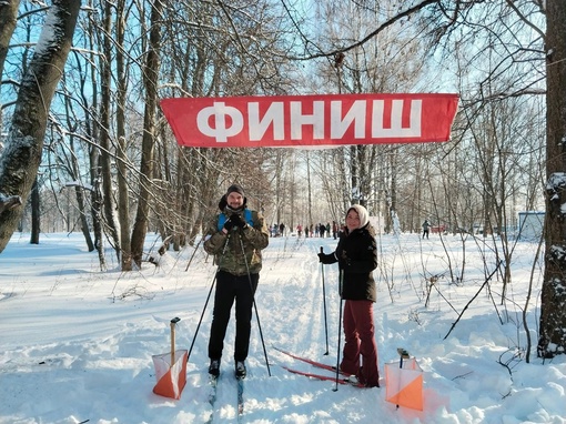 ⛷ В воскресенье в коломенском парке 50-летия Октября состоялись соревнования по лыжному ориентированию,..