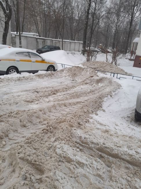 Это вообще не в какие рамки не входит. Все близлижайшие дворы почистили остался наш. С соседнего двора возил..