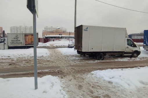 Водителю грузовой на Варенникова жители объяснили, что не стоит парковаться, закрывая обзор на пешеходном..