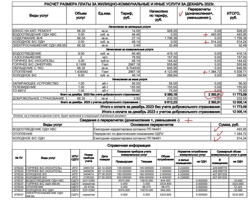 Проясните, пожалуйста, мой вопрос. Писала в управляющую компанию, но ответ не получила. Плачу каждый месяц за..