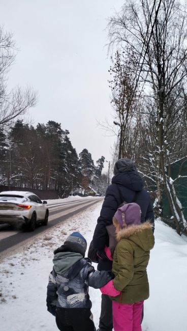 Как вам тротуар в черте Наукограда?А здесь ежедневно ходят дети в школу, пожилые на автобусную остановку, так..