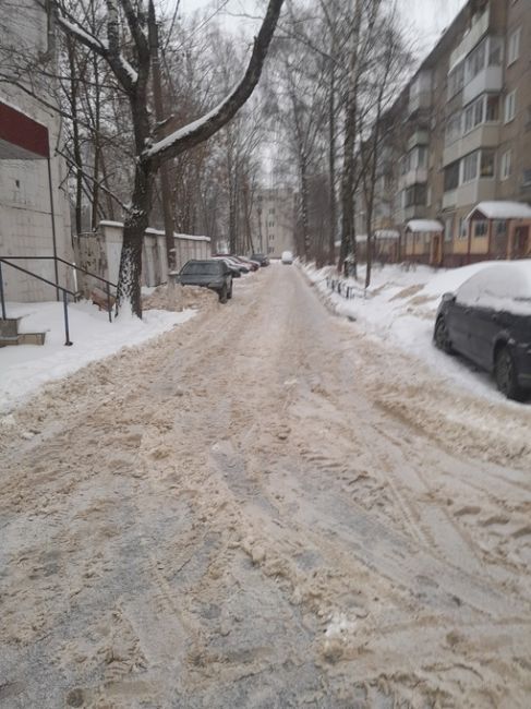 Это вообще не в какие рамки не входит. Все близлижайшие дворы почистили остался наш. С соседнего двора возил..