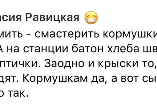 На платформе "Одинцово" повесили таблички с просьбой не кормить птиц..