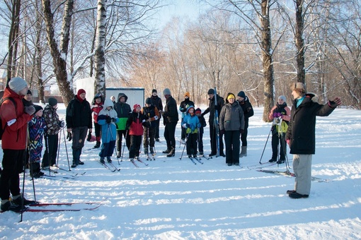 ⛷ В воскресенье в коломенском парке 50-летия Октября состоялись соревнования по лыжному ориентированию,..