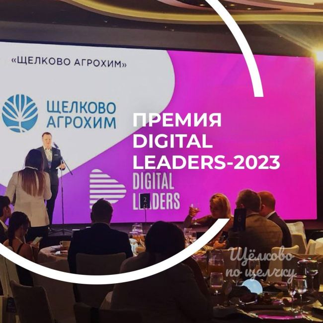 «Щелково Агрохим» стала лауреатом премии Digital Leaders-2023🎉  Награды получили ключевые игроки отрасли за вклад в..