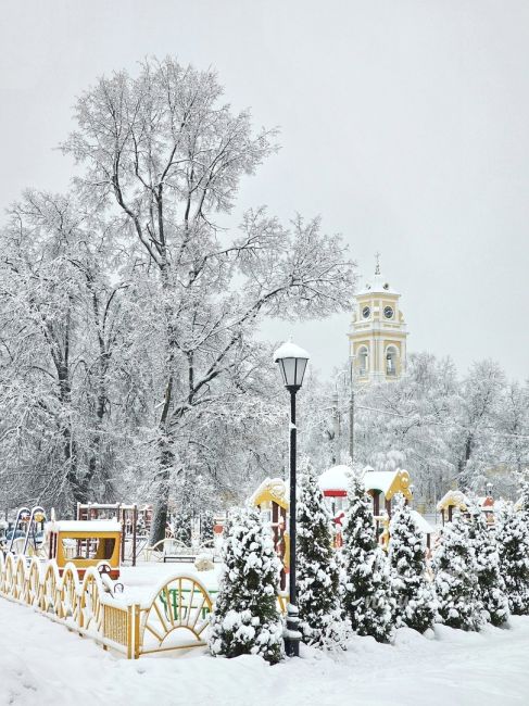 А вот так выглядел снежный Лосино-Петровский😍  Будете скучать по..