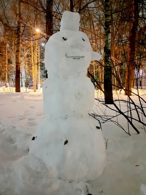 ВРЕМЯ СНЕГОВИКОВ
На проспекте..