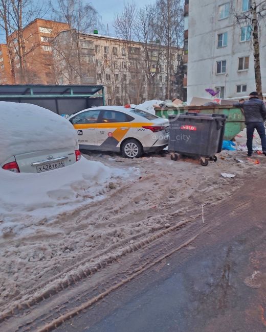 В Одинцово продолжают выкидывать на свалку автомобили..