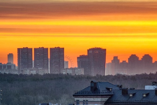 Москва на закате  Фото mystere...