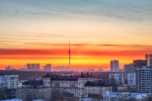 Москва на закате  Фото mystere...