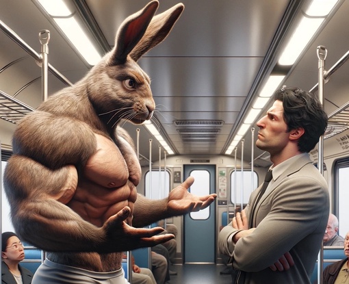 ЗАЙЦЫ УЖЕ ОЗВЕРЕЛИ 🐰
📸 Антон
Я вот не понимаю,зайцы настолько озверели?! Иду с девушкой на станции ЖД,..