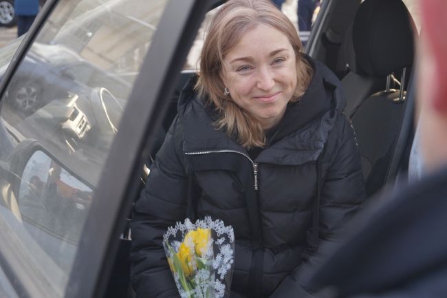 ❗Акцию «Цветы для автоледи» провели сотрудники Госавтоинспекции в Ленинском г.о.❗ 
В рамках Всероссийской..
