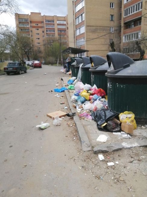 С прошлой осени от летящего мусора с не огражденной помойки не убирался двор по  адресу Дзержинского 2. ..