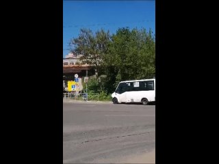 ❗️Пожар в электричке на станции..