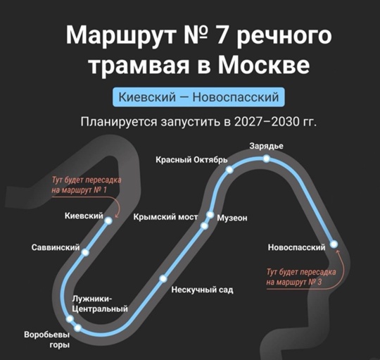 Пять новых маршрутов речного электротранспорта появится в Москве к 2030..