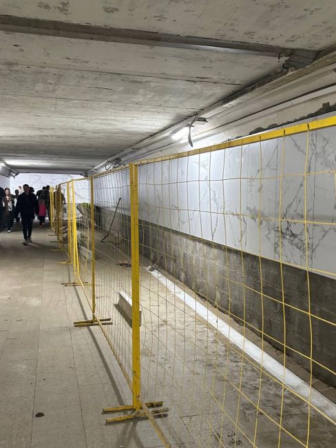 🚧Ремонт подземного перехода в Пушкино
Постепенно становится..