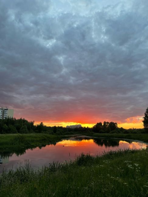 Огненные закаты в Купелинке 🔥 Делитесь своими фото, самые красивые выложим в..