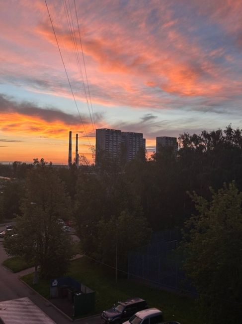 🌅Вчера в Зеленограде можно было наблюдать волшебный..