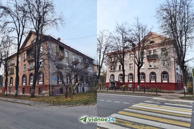 В Видном приступили ко второму этапу по реставрации фасадов домов исторической части города 
В..