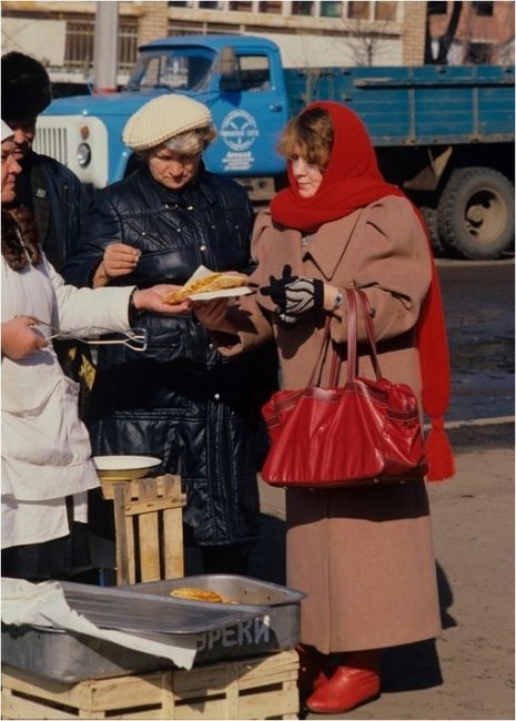 Продажа чебуреков в городе Раменское, 1989..