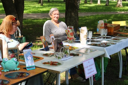 Ярмарка народного творчества: вдохновение под открытым небом. 
🎠В структурном подразделении..